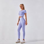 Women fitness active gym seamless botee Yoga Set